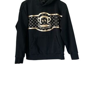 Paul Frank Black pullover sweatshirt missing strings no other flaws